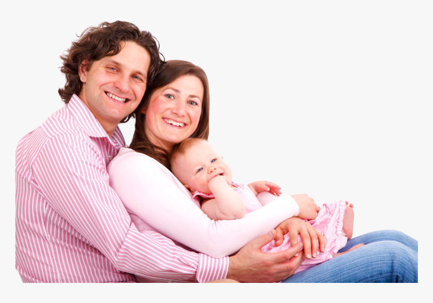 Happy Couple And Baby, HD Png Download