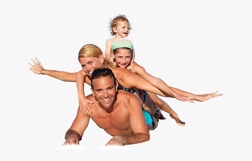 Happy Family On Vacation Png , Png Download - Vacations Family Png, Transparent Png