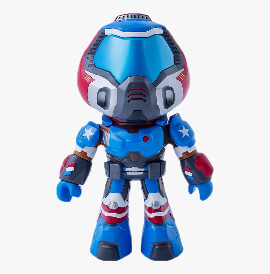 Doom Figure Patriotguy - Transparent Doom Guy Figure, HD Png Download