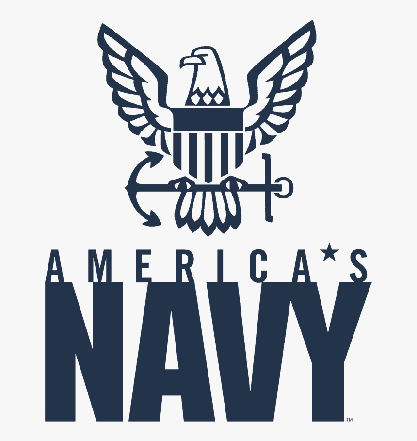 Navy Eagle Logo Youth T Shirt - Us Navy Png, Transparent Png