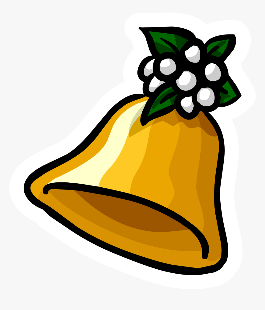 Christmas Bell Pin - Club Penguin Christmas Pin, HD Png Download