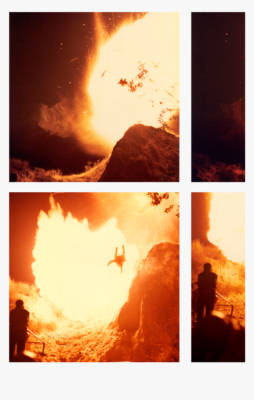 A Stunt Man Falls Midair In Movie Explosion - Poster, HD Png Download
