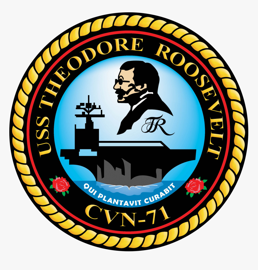 Uss Theodore Roosevelt Logo, HD Png Download