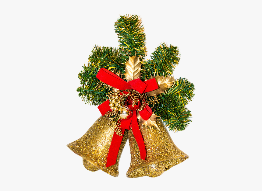 Golden Bell Free Png Image - ระฆัง ค ริ สมาส ต์, Transparent Png