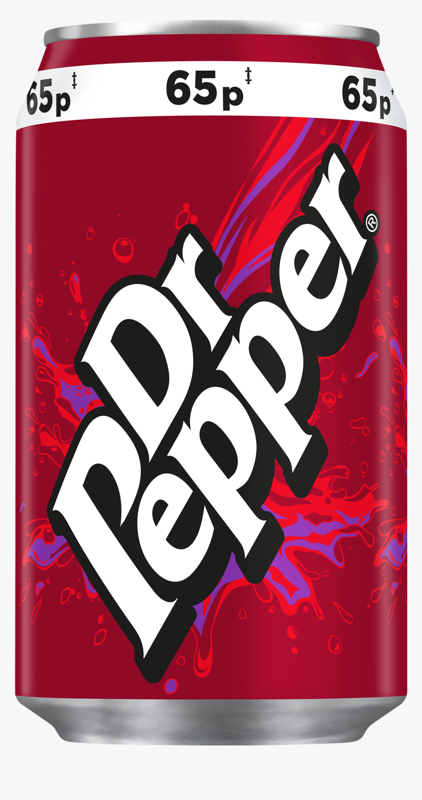 Dr Pepper Cans Pm 65p - Dr Pepper, HD Png Download