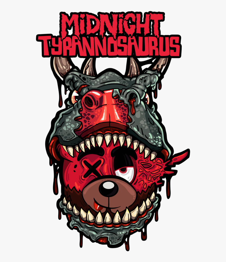 Midnight Tyrannosaurus Scummy Bear, HD Png Download
