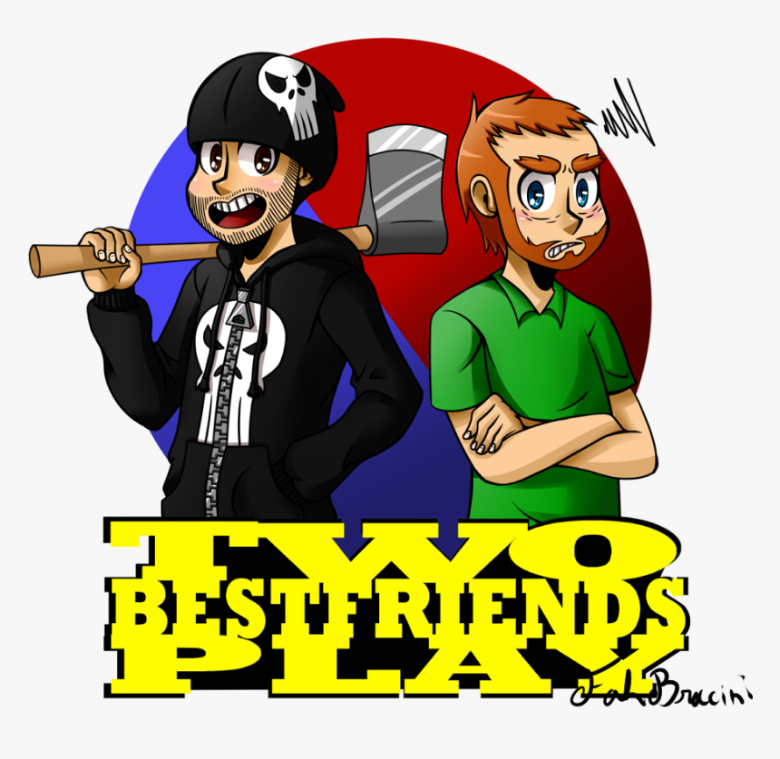 Two Best Friends Clipart At Getdrawings - Cartoon, HD Png Download