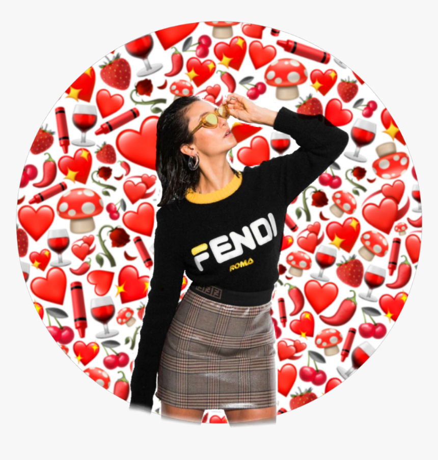 #ninadobrev #nina #dobrev #dobreva #dobrevics #elenagilbert - Picsart Emoji Background Red, HD Png Download