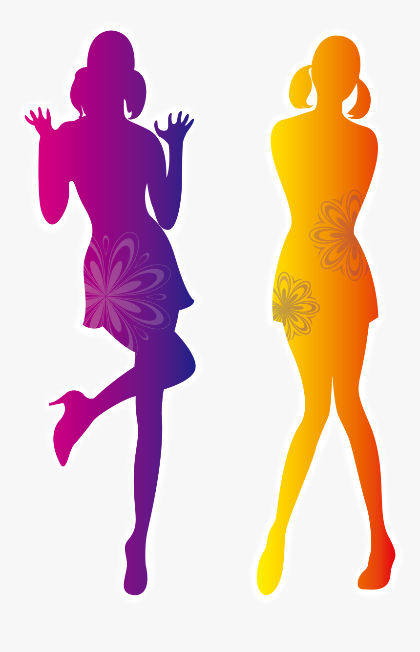 Fashion Silhouette Illustration - Woman In Heels Silhouette, HD Png Download