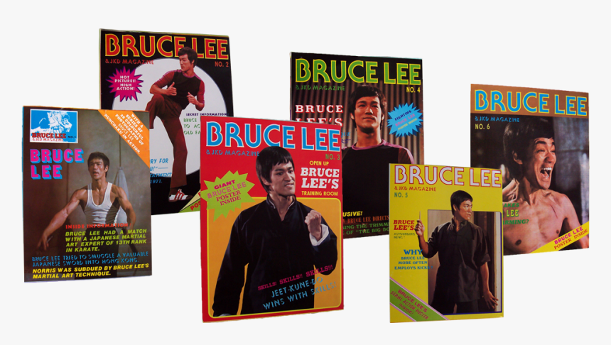 Photograph Of A Set Of Bruce Lee & Jkd Magazines - Kung Fu, HD Png Download