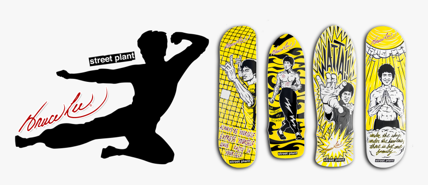 Bruce Lee Flying Kick Logo, HD Png Download