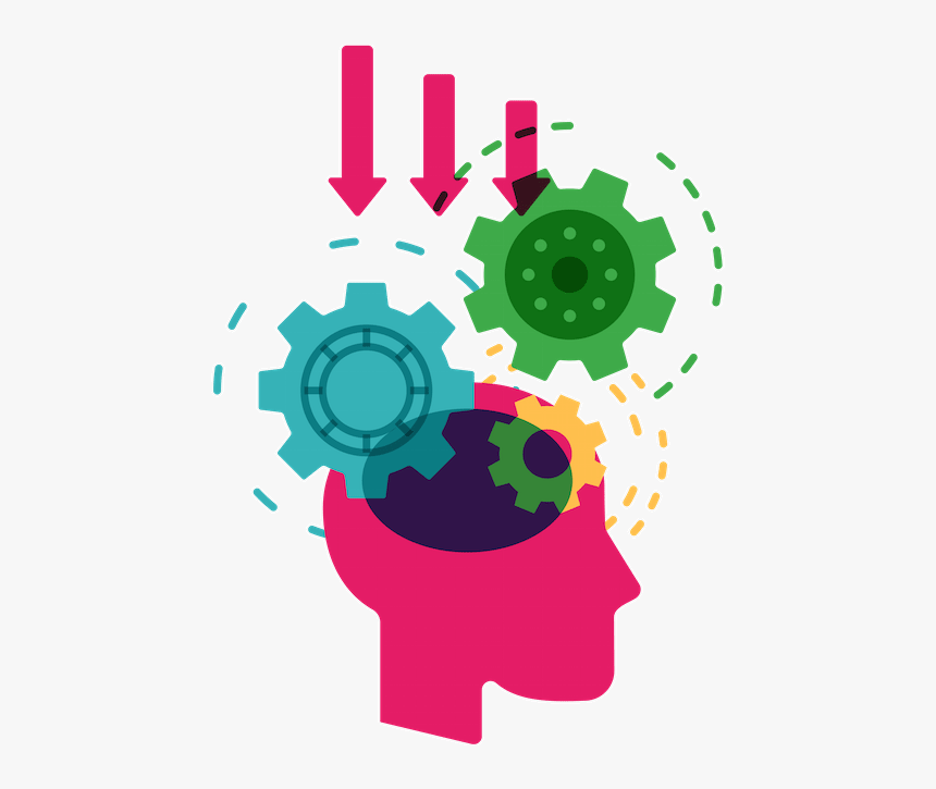 Knowledge Clipart Brain Gear - Clipart Brain With Gears, HD Png Download