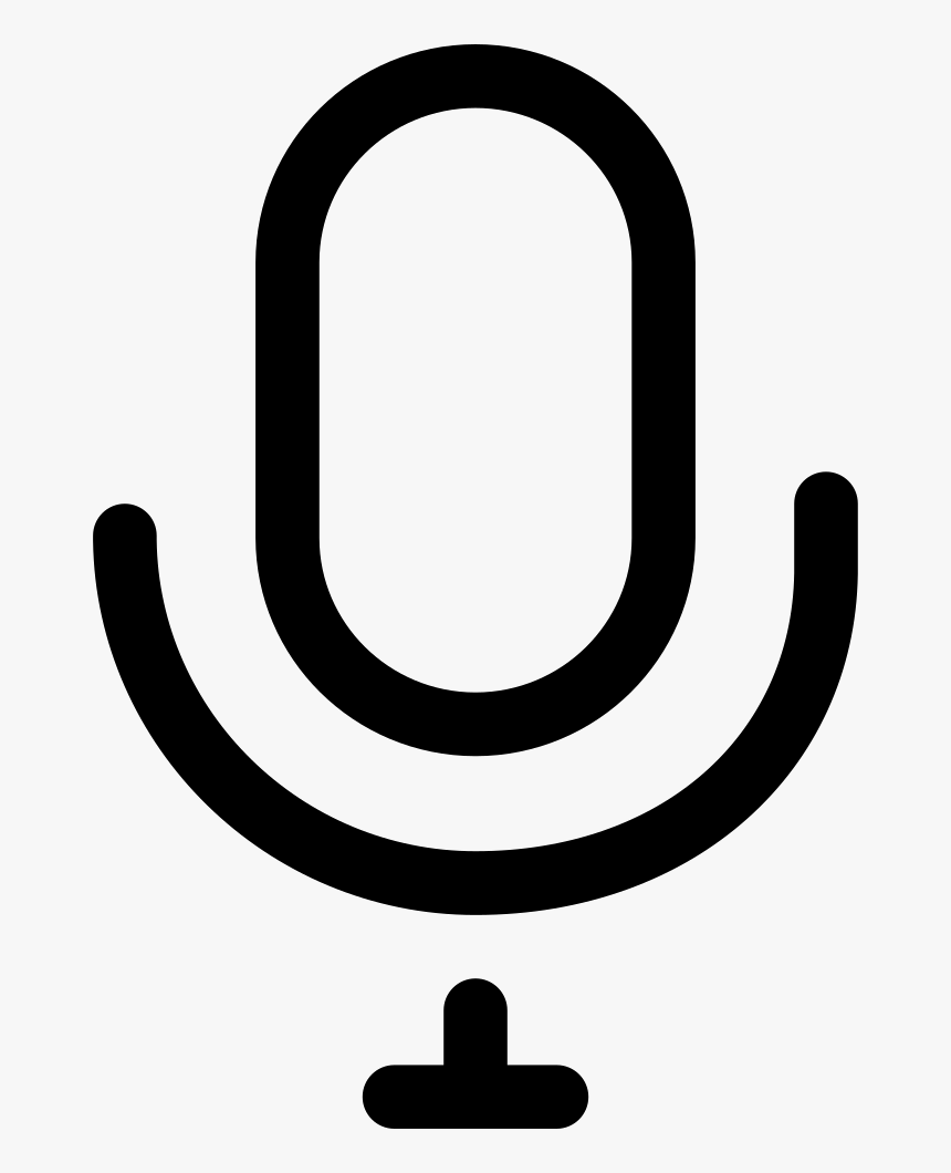 Old Fashion Microphone - Circle, HD Png Download