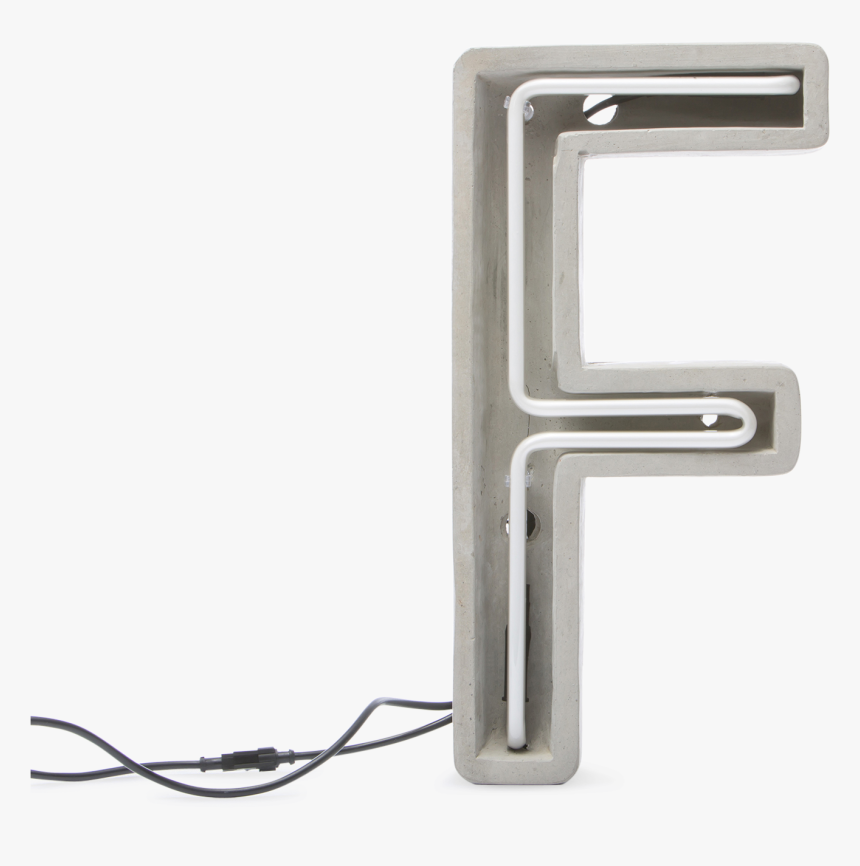 Alphacrete, Concrete Neon Light F-0 - Lighting, HD Png Download