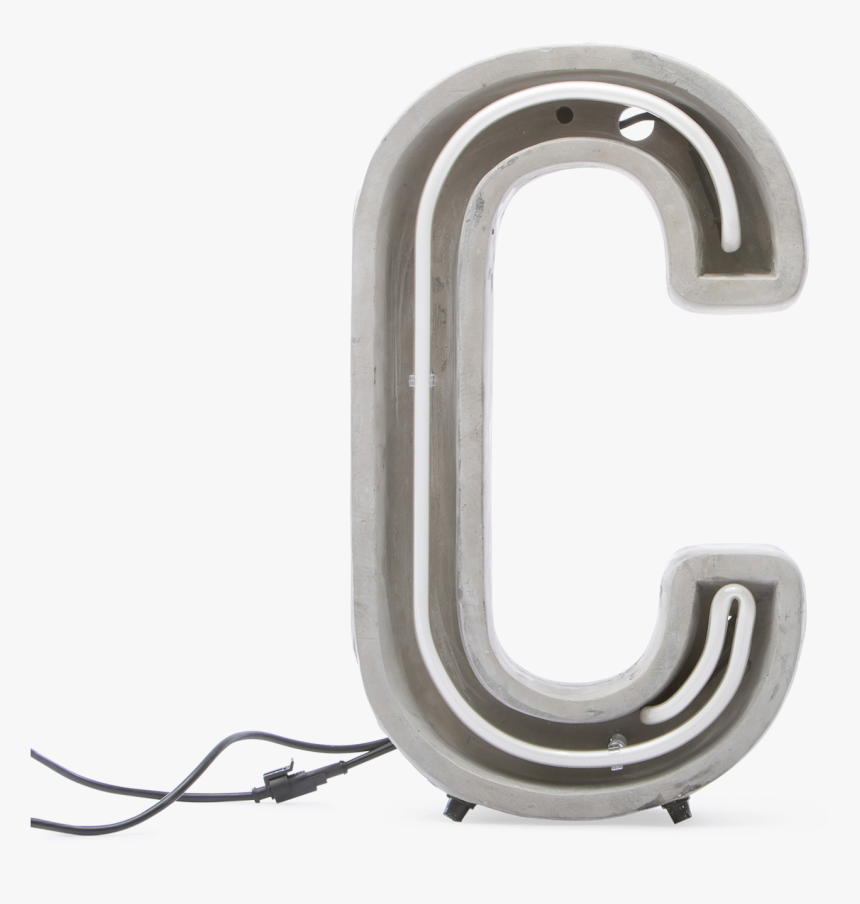 Alphacrete, Concrete Neon Light C-0 - Alphacrete I Seletti, HD Png Download