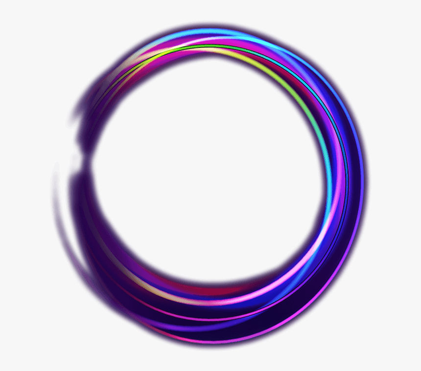 Neon Light Circle Png , Png Download - Circle, Transparent Png