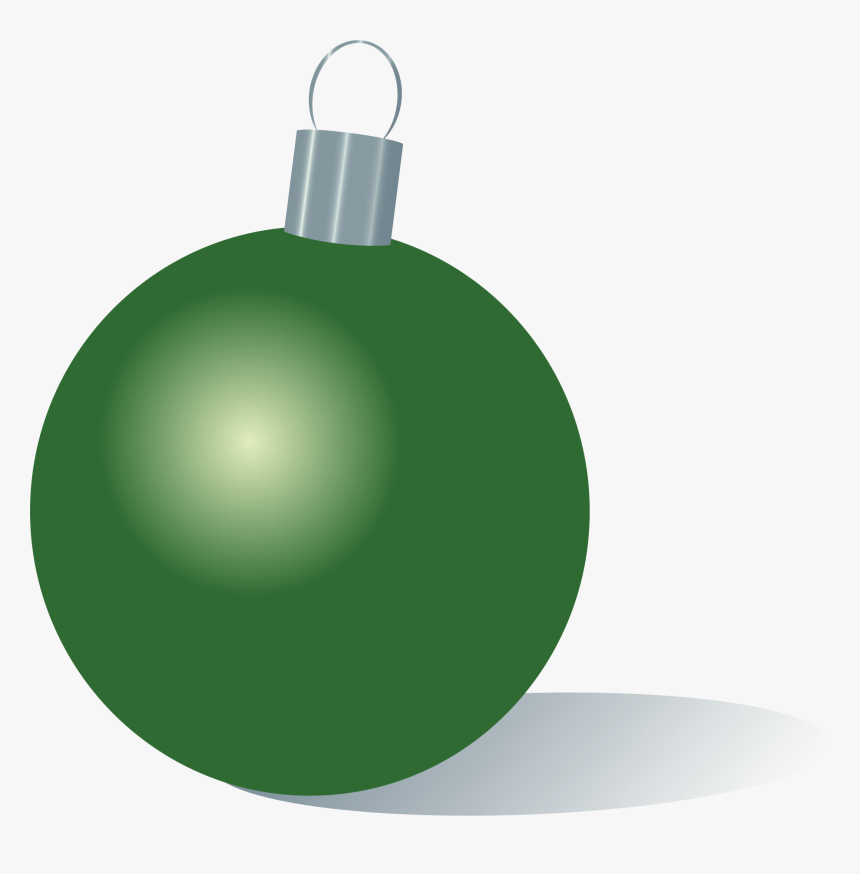 Green Christmas Ornament Png - Green Christmas Ornament Clipart, Transparent Png