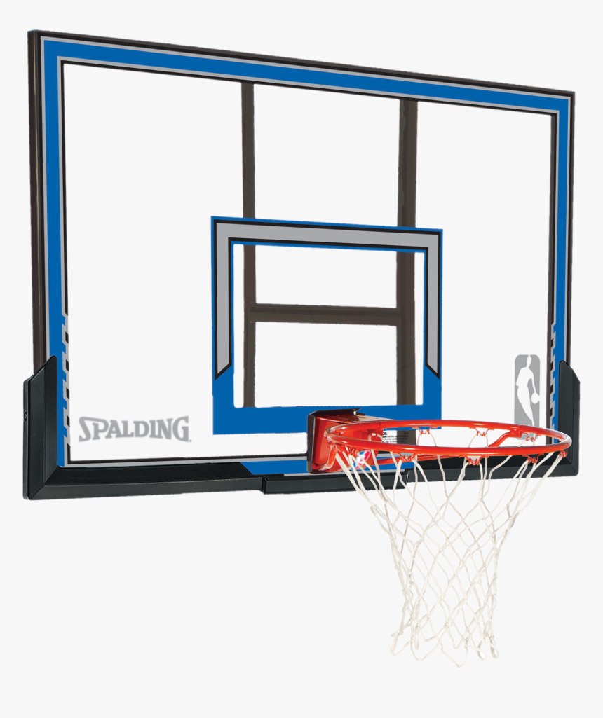 Polycarbonate Backboard And Rim Combo - Spalding, HD Png Download
