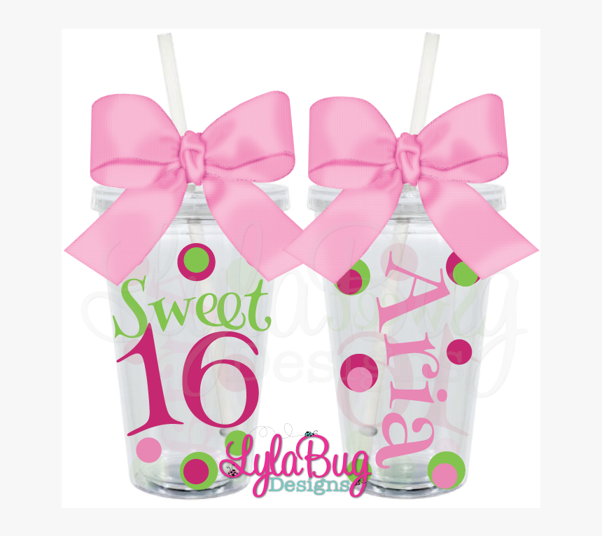 Sweet 16 Tumbler - Party Favor, HD Png Download