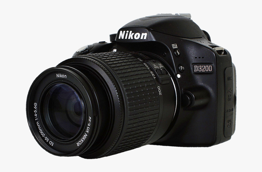 Camera, Nikon, Nikon 3200, Old Camera, Photo Camera - Camera Png, Transparent Png