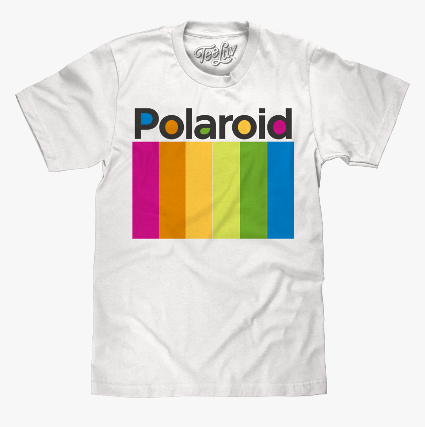 White Polaroid T Shirt, HD Png Download