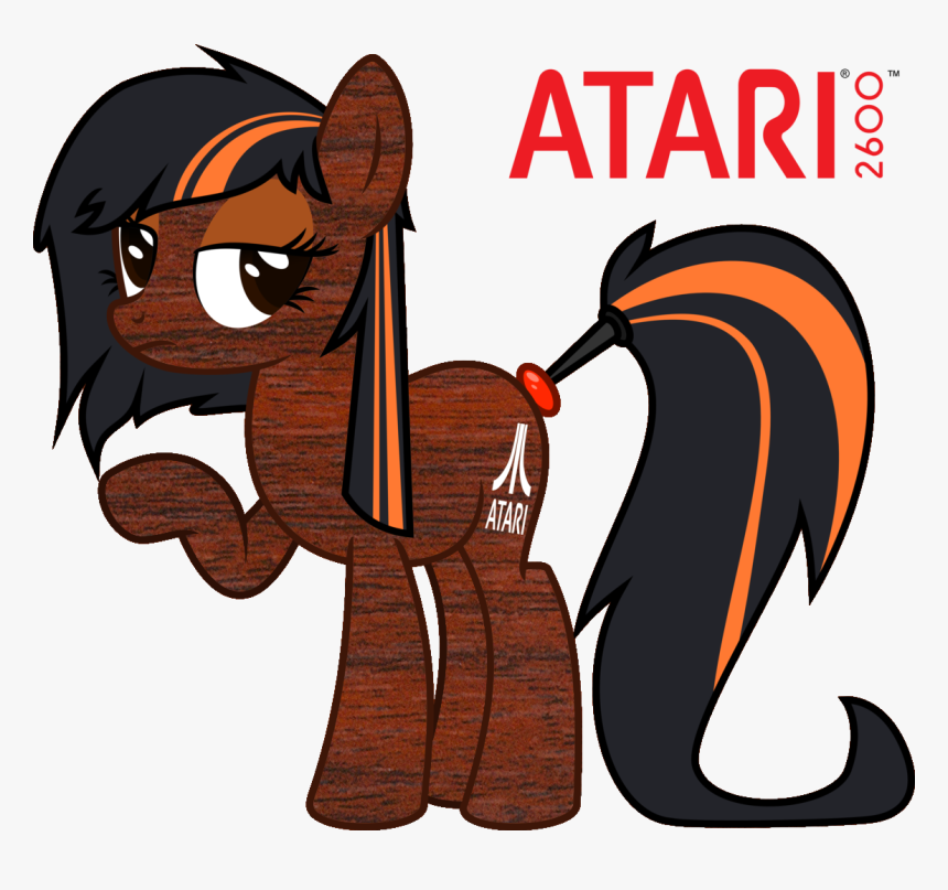 My Little Pony Woodgrain - Atari Logo, HD Png Download