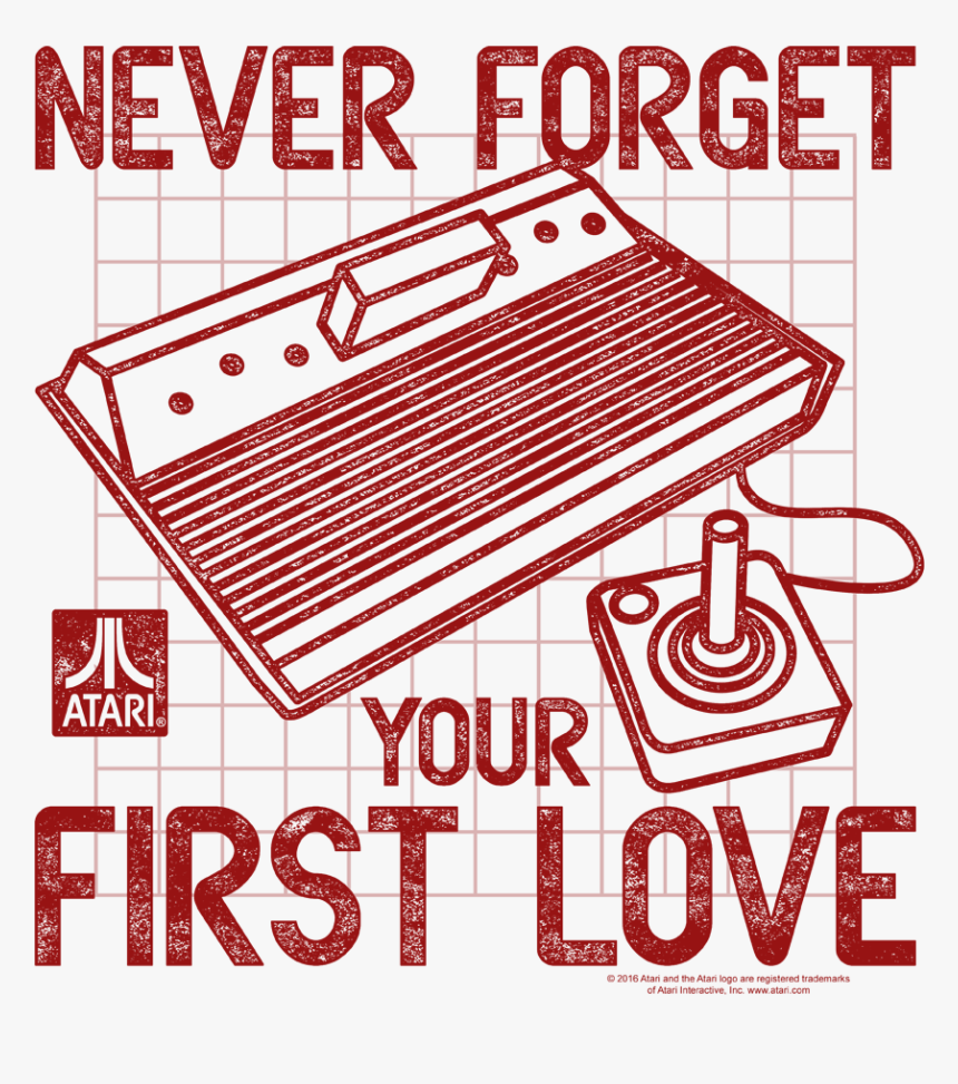 Atari First Love Youth T Shirt - Never Forget Your First Love Atari Shirt, HD Png Download