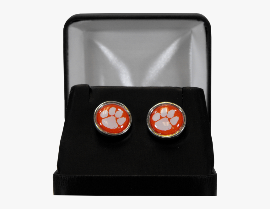 Clemson Paw Cufflinks - Clemson, HD Png Download