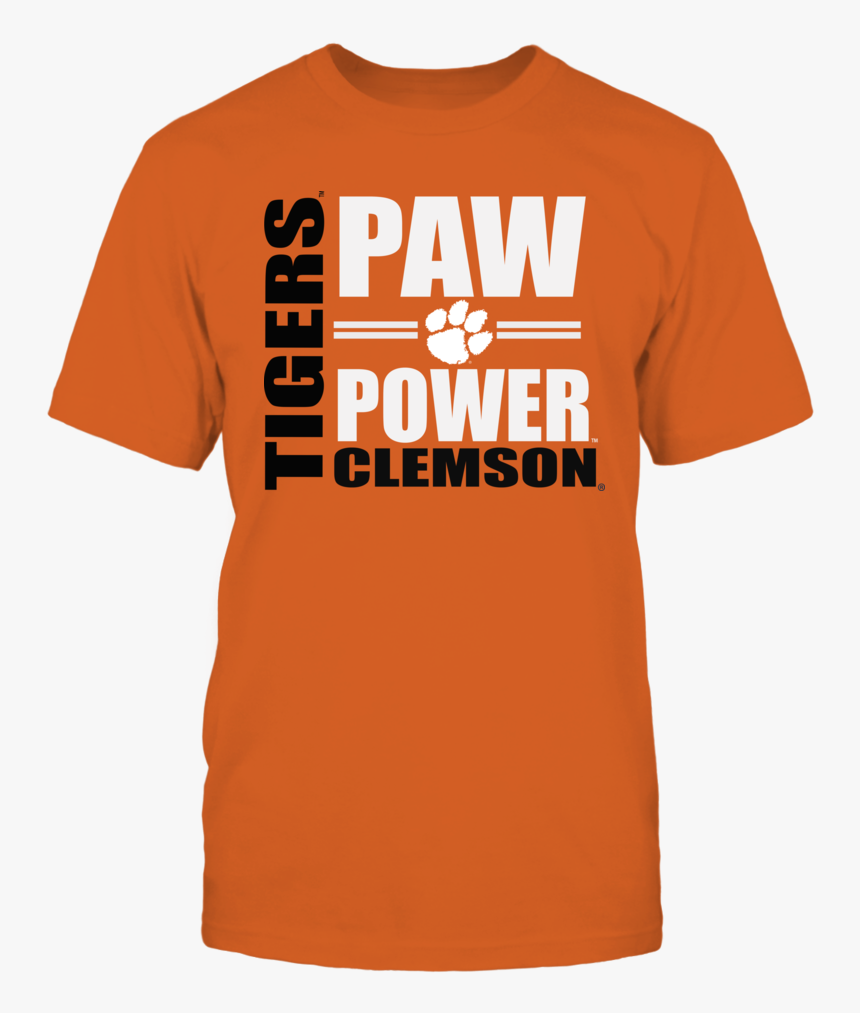 Clemson Tigers Gear Paw Power T Shirt - Uk Soccer Shop, HD Png Download