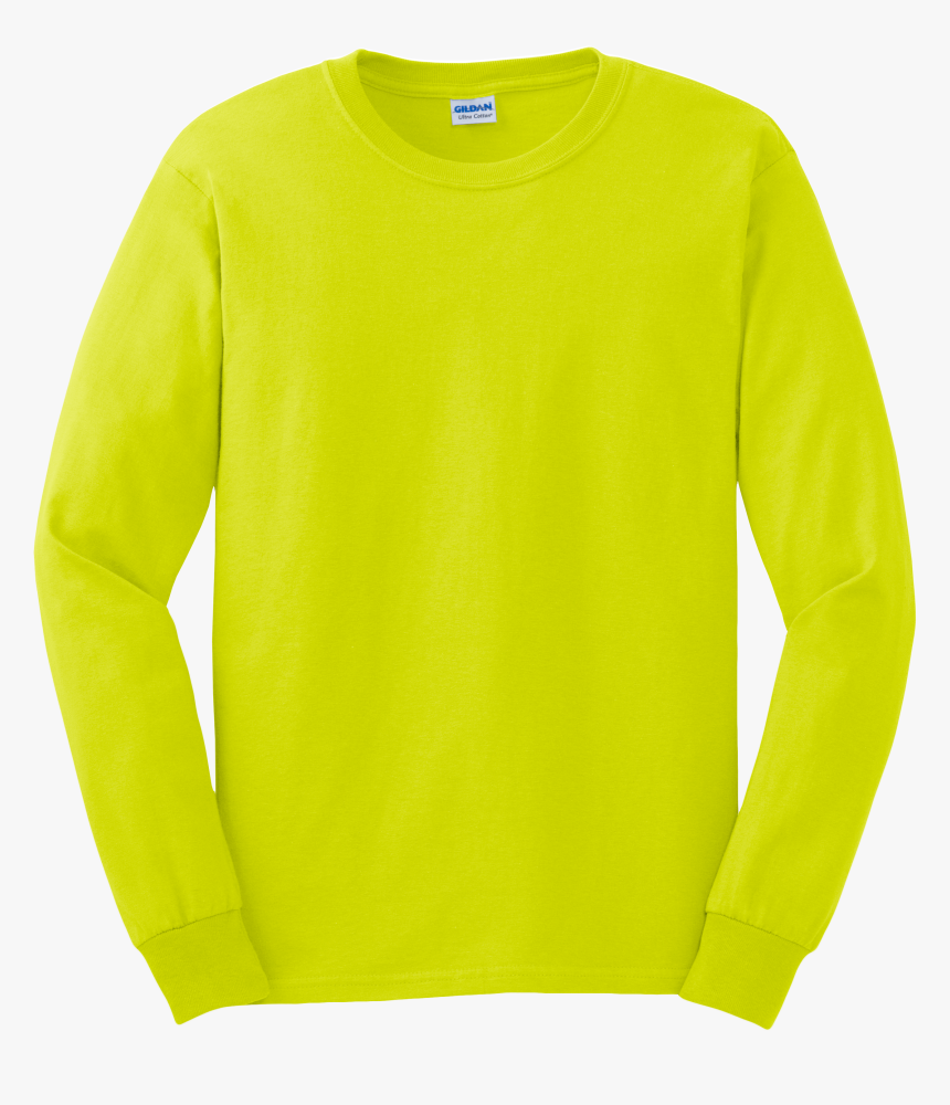 Plain Yellow T Shirt Long Sleeve Png, Transparent Png
