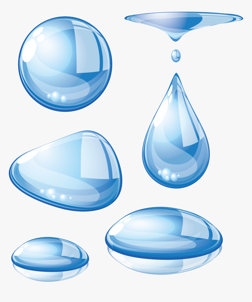 Water Drops Clipart Nal, HD Png Download