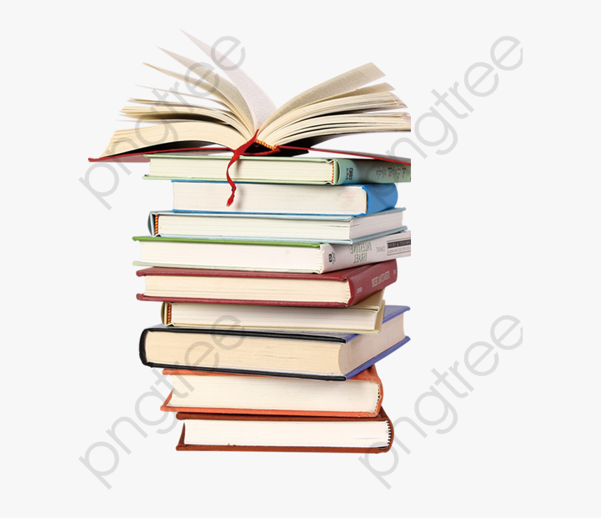 Transparent Book Png Clipart - Pile Of Books Png, Png Download