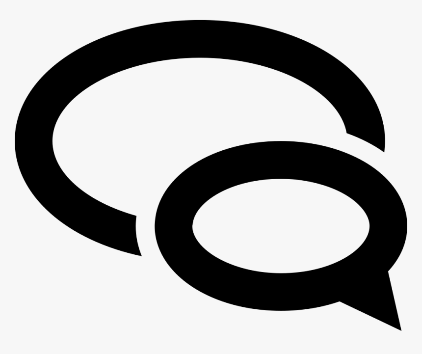 Conversation Bubble - Circle, HD Png Download