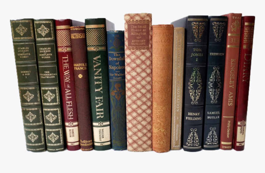 The Open Book Classic Books - Books In A Row, HD Png Download
