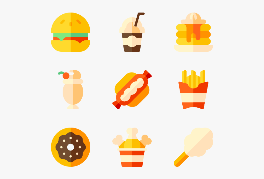 Fast Food Vector Png, Transparent Png