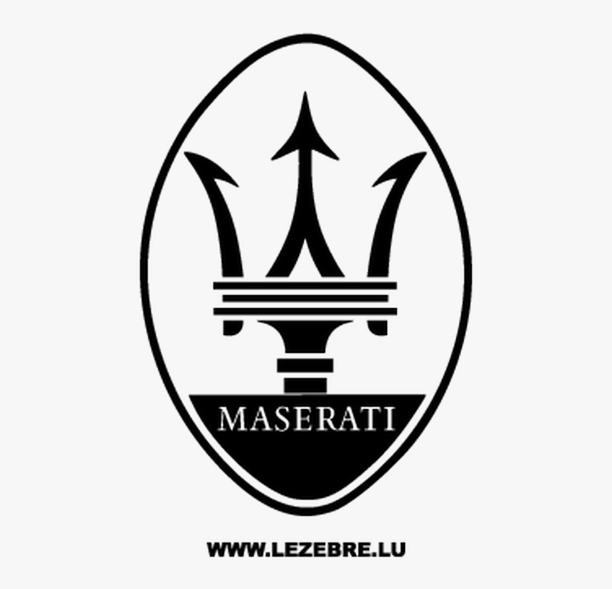 Maserati Logo Decal, HD Png Download
