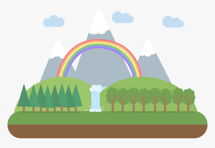 Euclidean Download Forest - Vector Graphics, HD Png Download