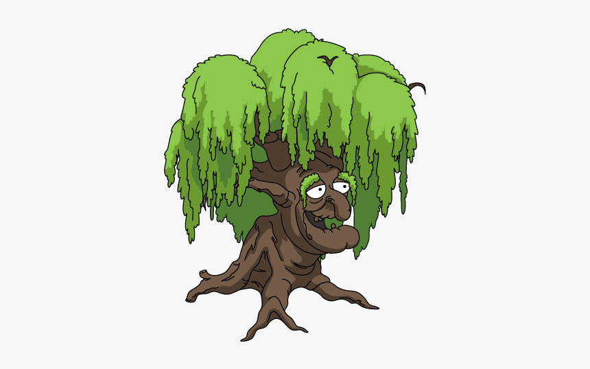 The Quest For Stuff Wiki - Cartoon Weeping Willow Tree, HD Png Download