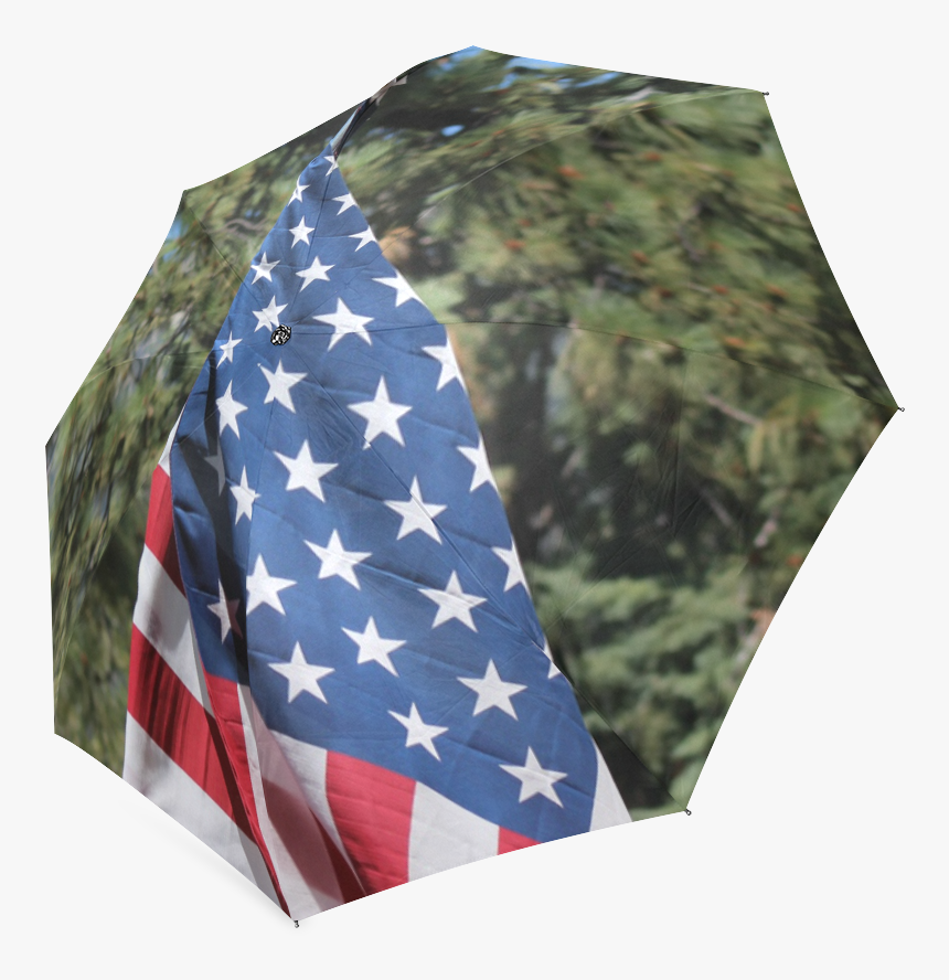 Forest Flag By Martina Webster Foldable Umbrella - Umbrella, HD Png Download