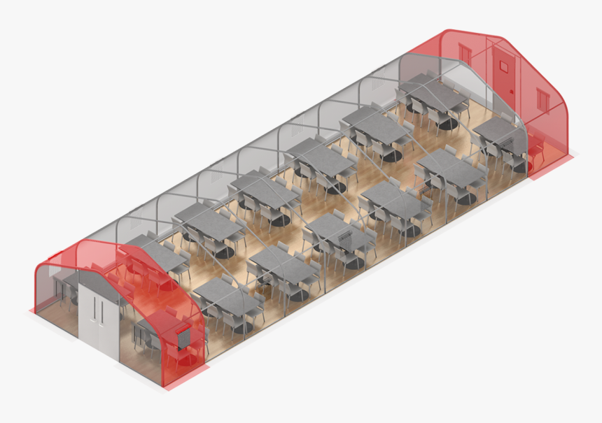 Alaska Structures Gbx-series Modular Classroom Buildings - Modular Building Systems Military, HD Png Download