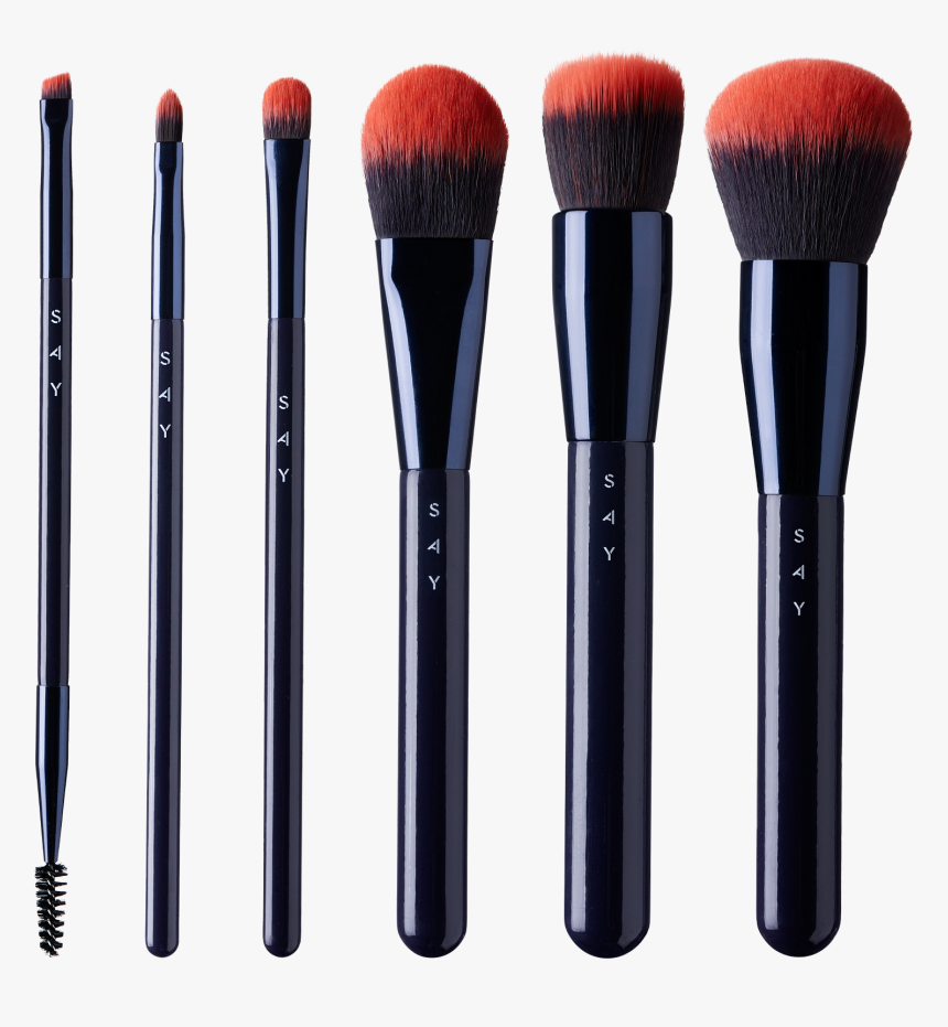 - 6 Basic Makeup Brushes , Png Download - Makeup Brushes, Transparent Png