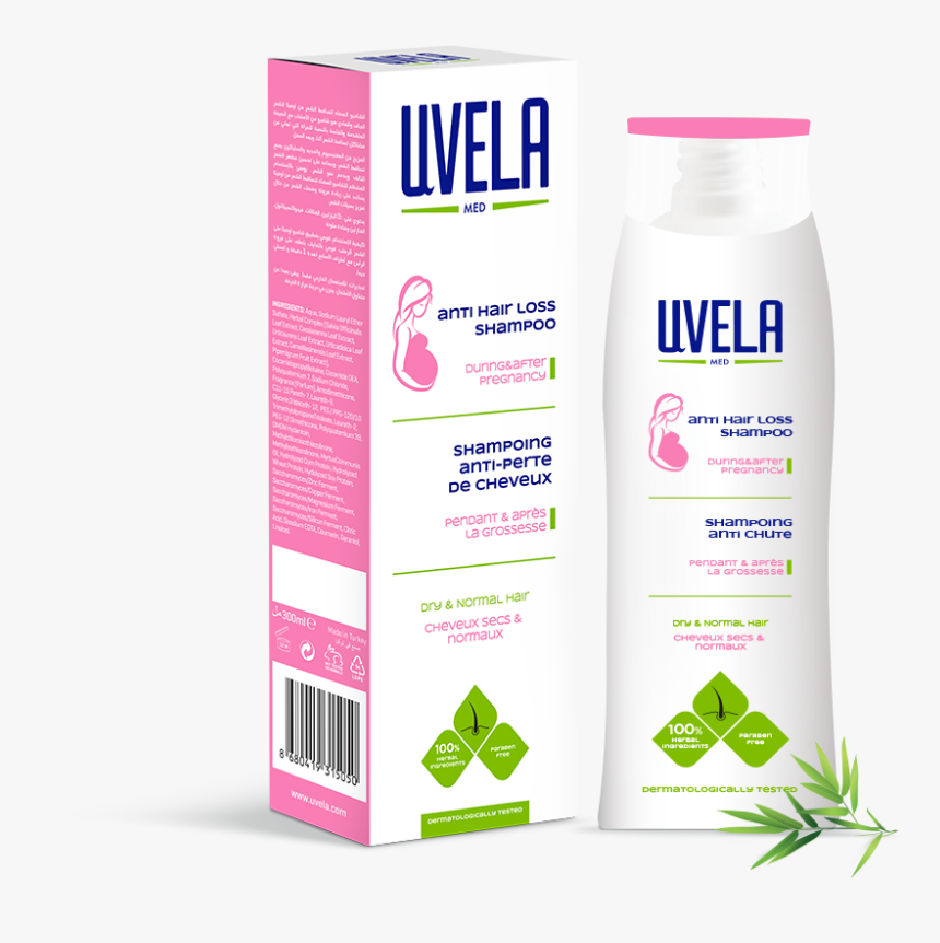 Uvela Anti-hair Loss Shampoo For Dry&normal Hair - Uvela Shampoo, HD Png Download