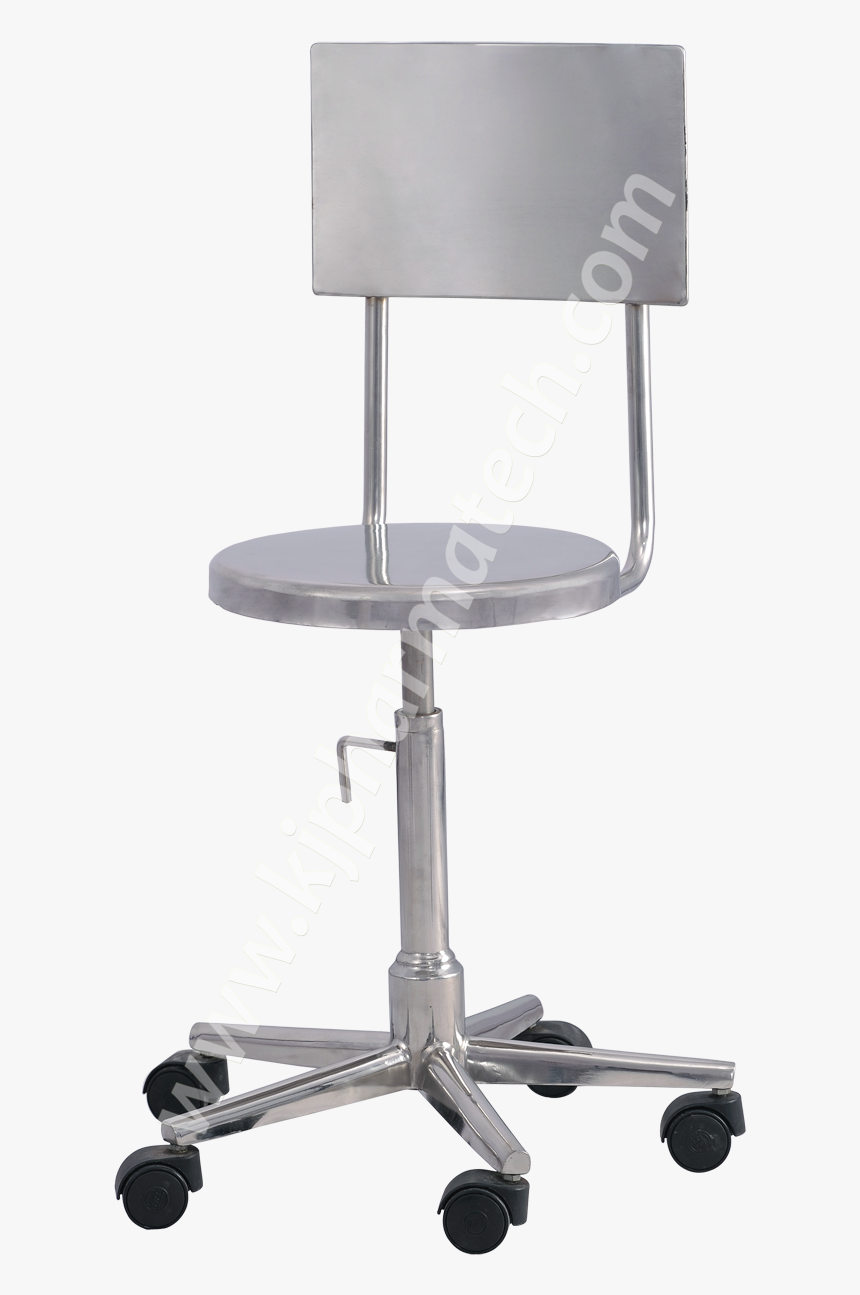 Revolving Ss Chairs , Png Download - Stainless Steel Cleanroom Stool, Transparent Png