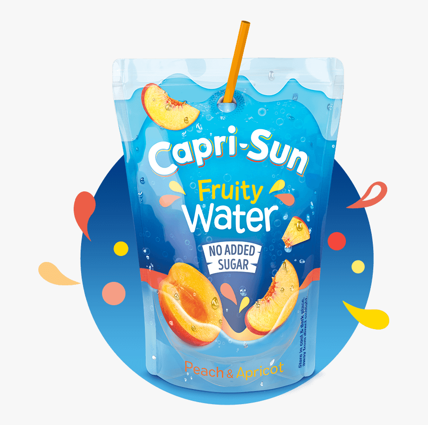 19118-cs Website Hover Fruitywater Peachapricot Splash - Capri Sun Lemon And Lime, HD Png Download