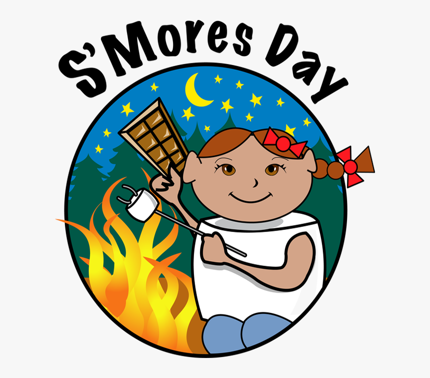 Smores Clip Art For Mores Day Free Clipart Images - National S Mores Day 2017, HD Png Download