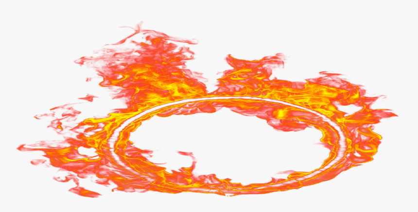 #crown #halo #red #fire #flame #art - Illustration, HD Png Download