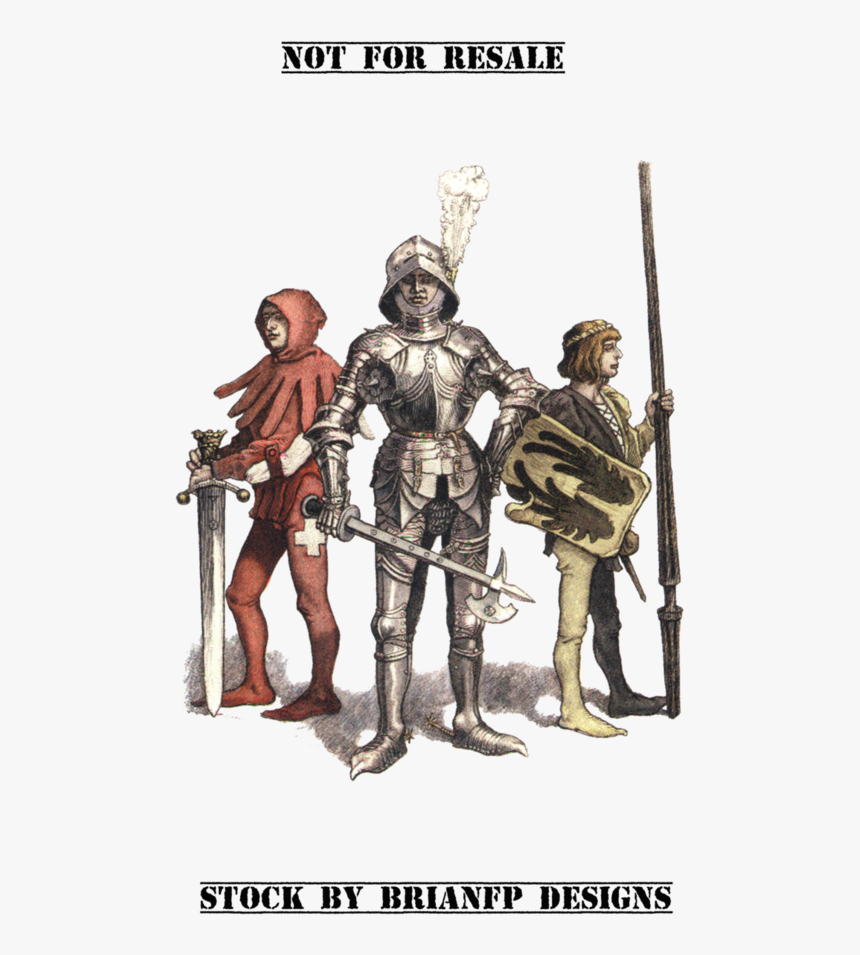 Group Clipart Knights - Medieval Swiss Knight, HD Png Download