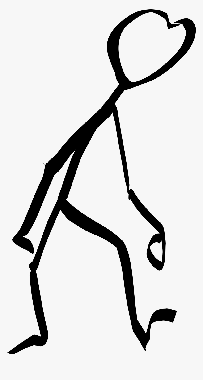 Tired Stick Figure - Sad Stick Figure Png, Transparent Png