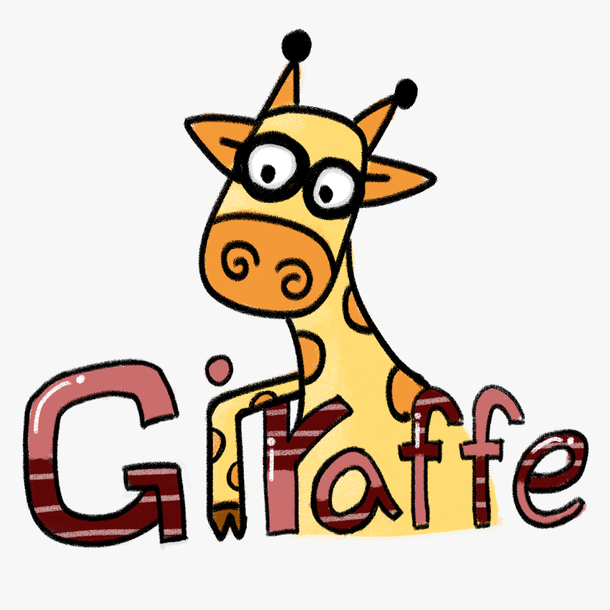 Transparent Giraffe Border Clipart - Giraffe, HD Png Download