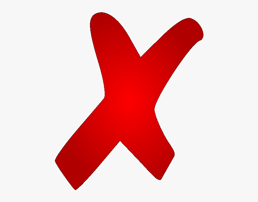 X Mark Png, Transparent Png